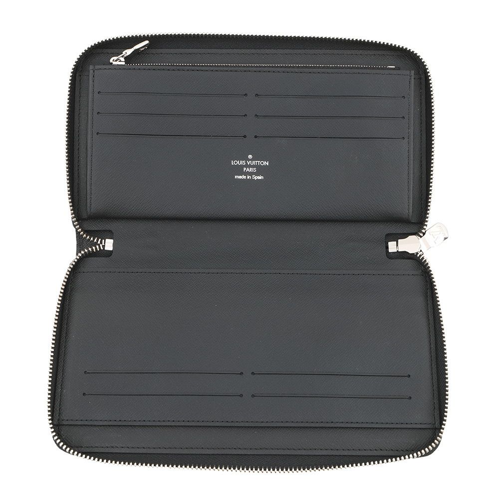 Louis Vuitton Wallet Damier Graphite Zippy Organizer NM Black — view 4