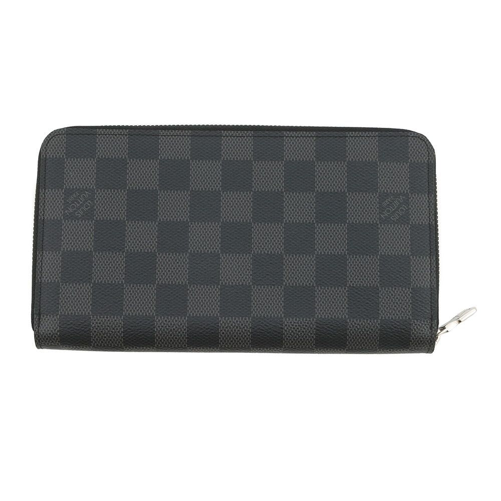 Louis Vuitton Wallet Damier Graphite Zippy Organizer NM Black — view 3