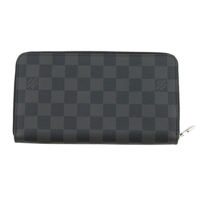 Louis Vuitton Wallet Damier Graphite Zippy Organizer NM Black — view 3