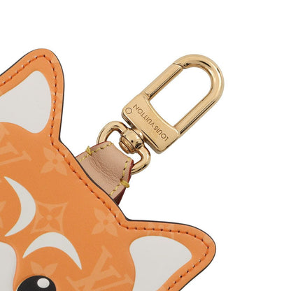 Louis Vuitton Bag Charm Monogram Dog Bag Holder Shiba Key Bag Motif — view 4