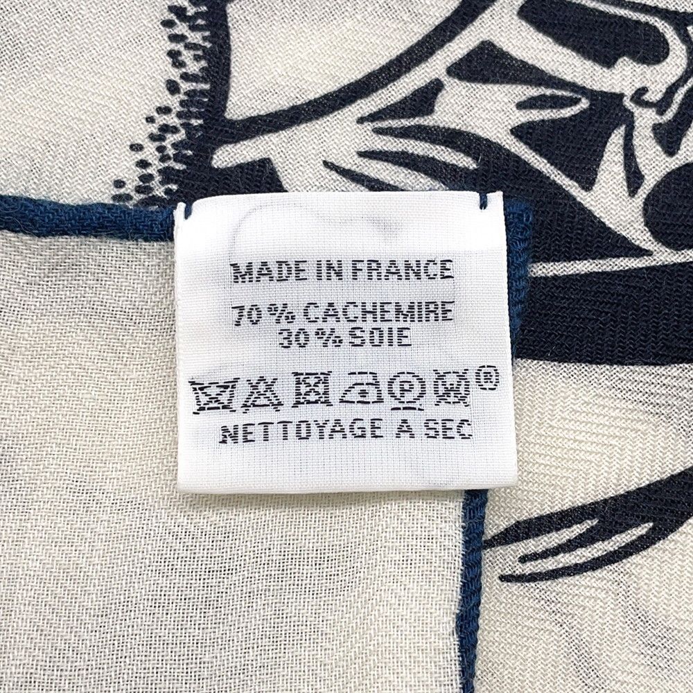 Hermes Shawl Carre 140 Geant Flamingo Party Cashmere Silk Scarf — view 5