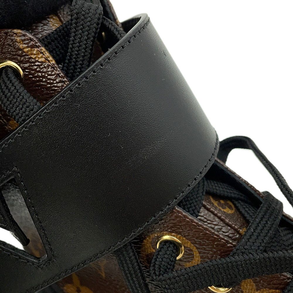 Louis Vuitton Boots Patent Monogram Wonderland Line Ankle 38 Shoes — view 6