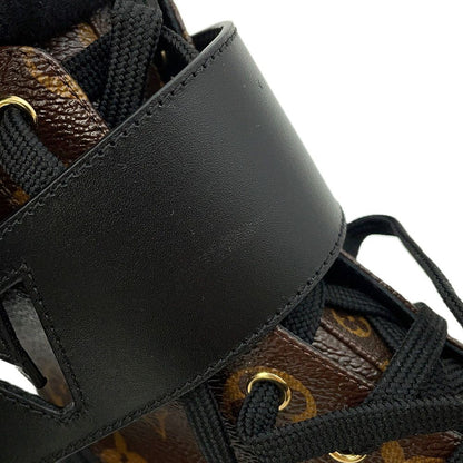 Louis Vuitton Boots Patent Monogram Wonderland Line Ankle 38 Shoes — view 6