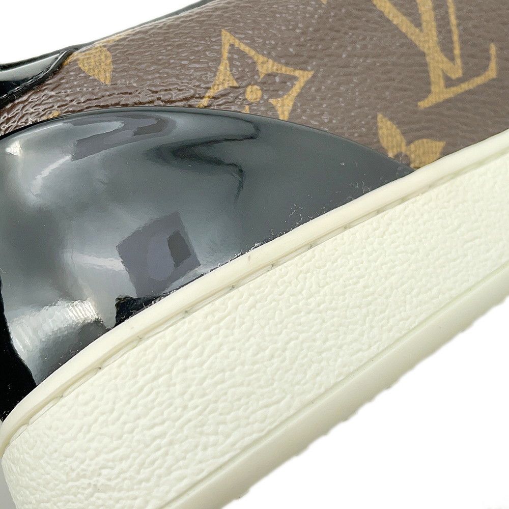 Louis Vuitton Sneakers Patent Monogram Front Lo Line 37 Shoes — view 5