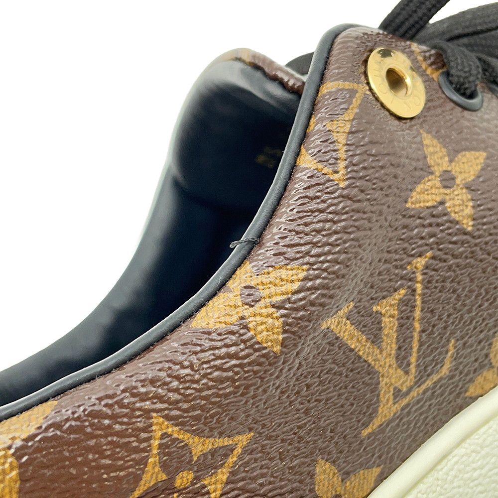 Louis Vuitton Sneakers Patent Monogram Front Lo Line 37 Shoes — view 7
