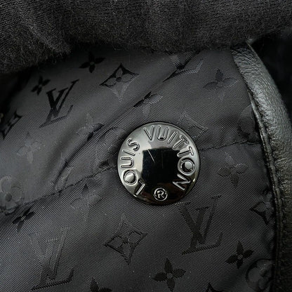 Louis Vuitton Down Jacket Monogram Nylon 100% 40 Vest 2-Way Black — view 6