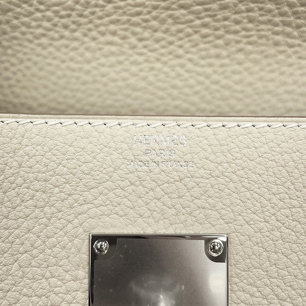 Hermes Kelly Messenger PM Cles Silver Togo — view 6