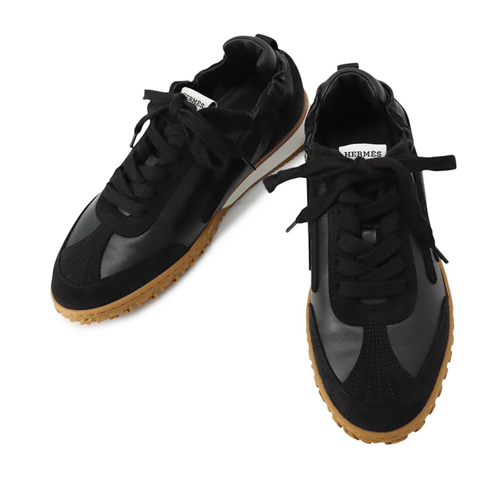 Hermes Sneakers Jet Nappa Chevre Velour 36 Shoes