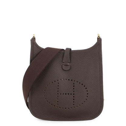 Hermes Shoulder Bag Evelyne 3 23 Gold Taurillon Clemence