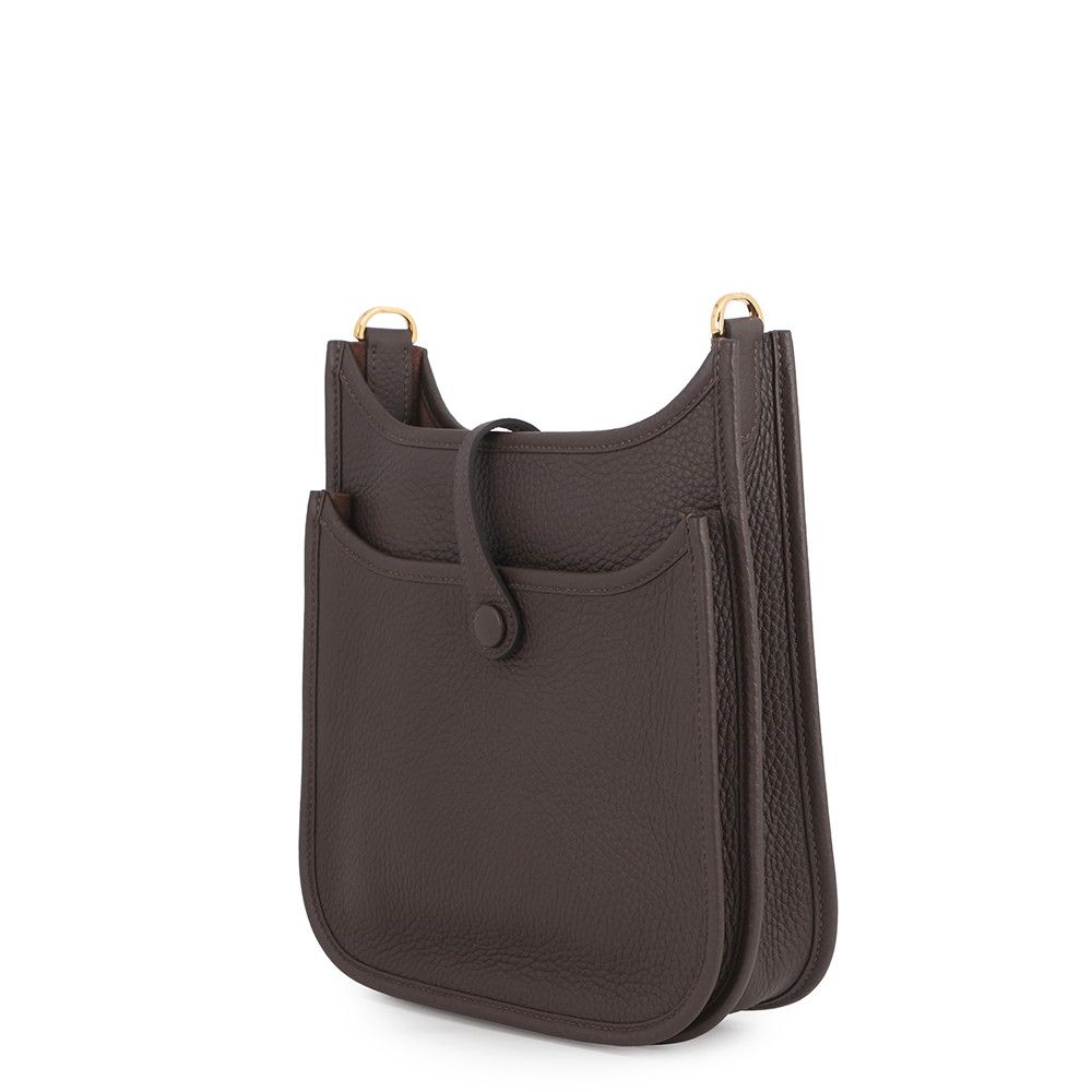 Hermes Shoulder Bag Evelyne 3 23 Gold Taurillon Clemence — view 2