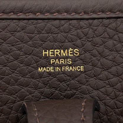 Hermes Shoulder Bag Evelyne 3 23 Gold Taurillon Clemence — view 9