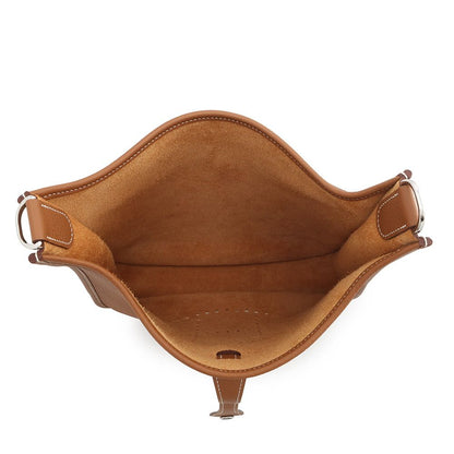 Hermes Shoulder Bag Evelyne 3 PM Gold Silver Taurillon Clemence — view 4