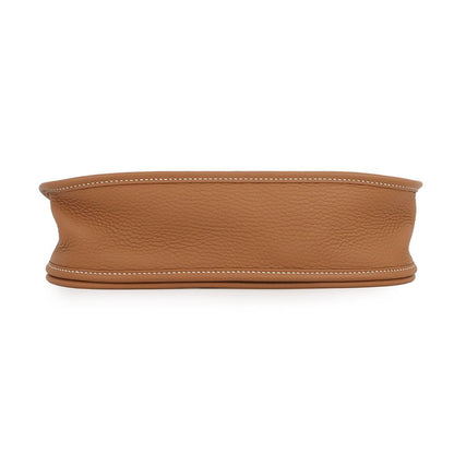 Hermes Shoulder Bag Evelyne 3 PM Gold Silver Taurillon Clemence — view 3