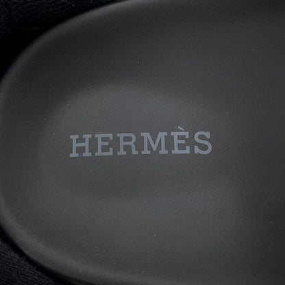 Hermes Sandals Chypre Epsom 37 Shoes Black — view 5