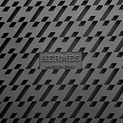Hermes Sandals Chypre Epsom 37 Shoes Black — view 6