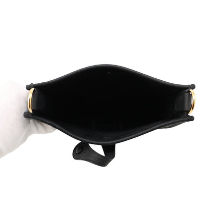 Hermes Evelyne TPM 85 cm Amazon Black Gold Taurillon Clemence Handbag — view 4