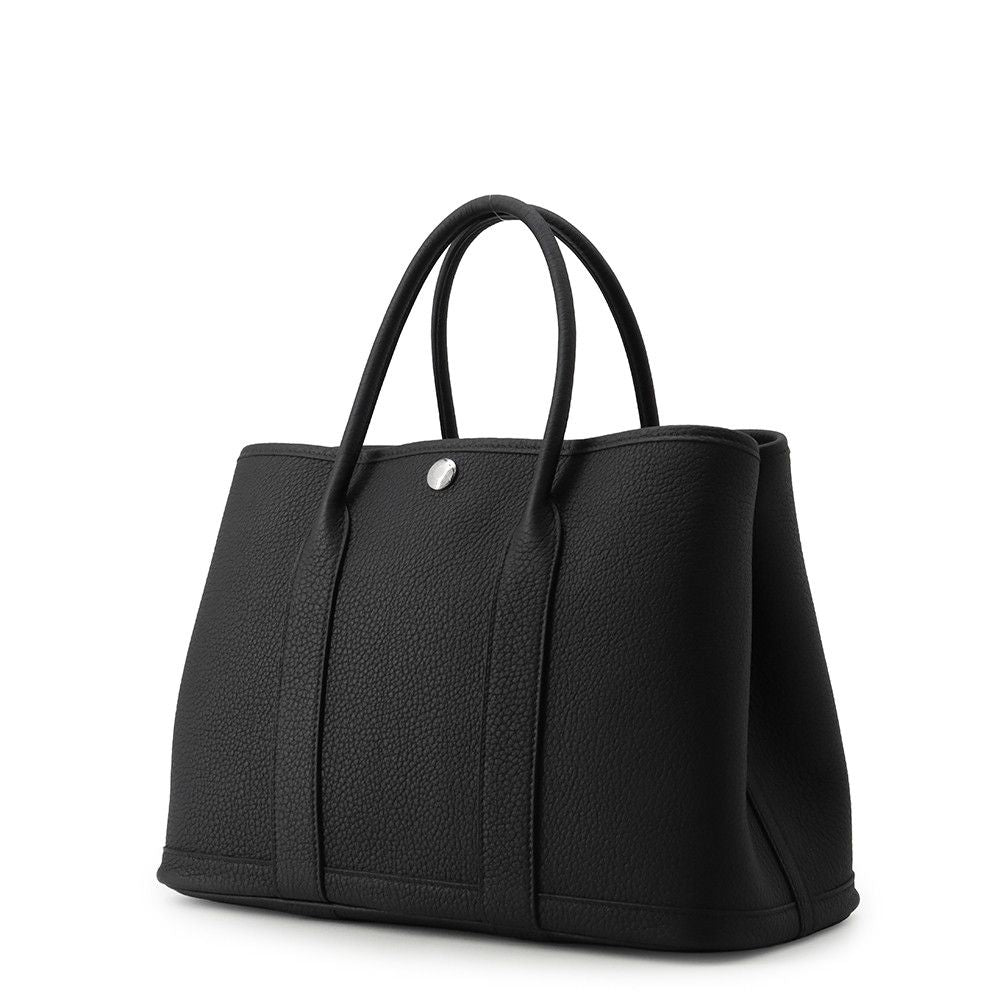 Hermes Tote Garden Party TPM Black Silver Negonda — view 2