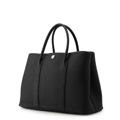Hermes Tote Garden Party TPM Black Silver Negonda — view 2