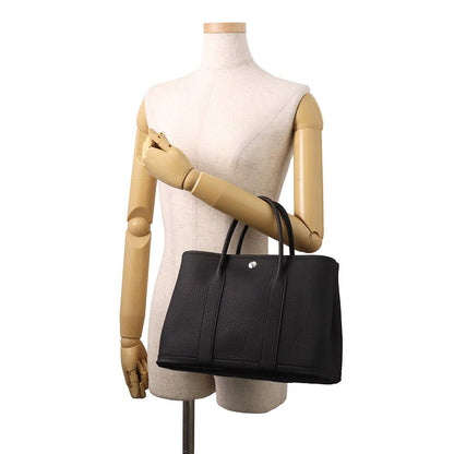 Hermes Tote Garden Party TPM Black Silver Negonda — view 4