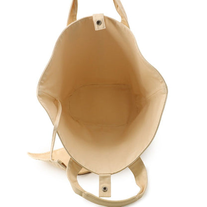 Hermes Tote Pannier de Plage PM Ivory Silver Canvas — view 5