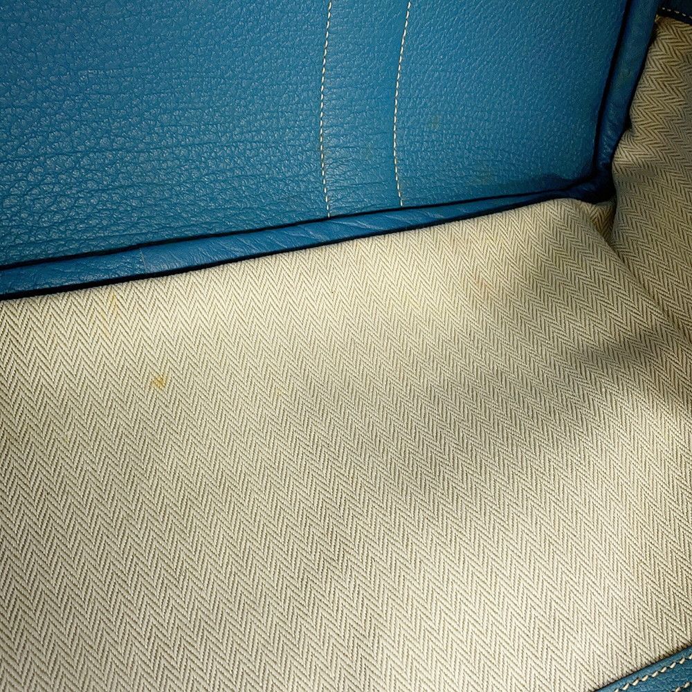 Hermes Tote Garden Party PM Azur Silver Negonda — view 9
