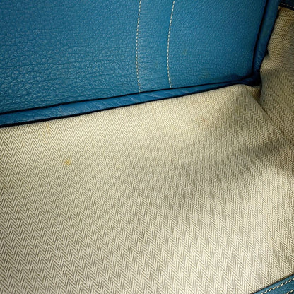 Hermes Tote Garden Party PM Azur Silver Negonda — view 9