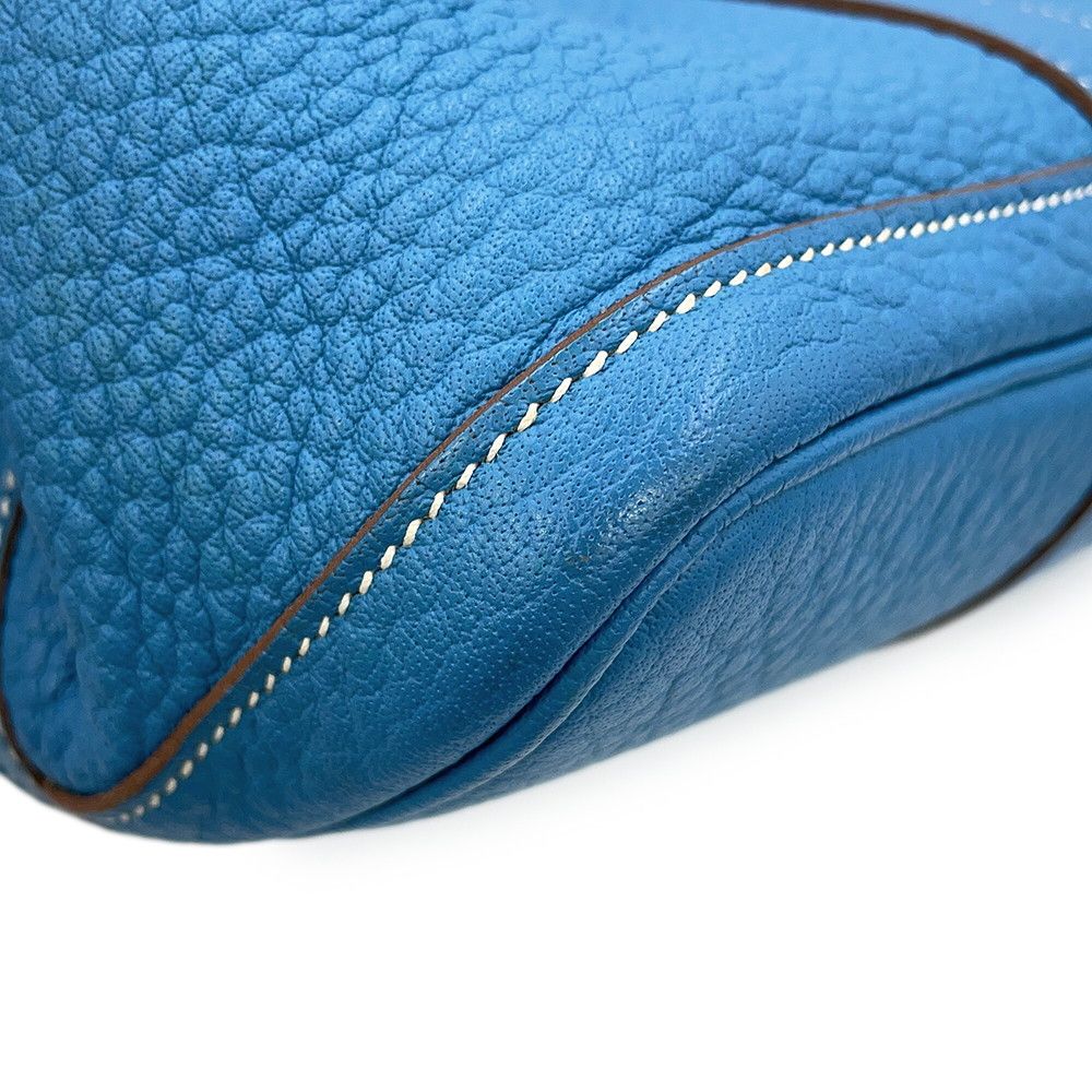Hermes Tote Garden Party PM Azur Silver Negonda — view 6