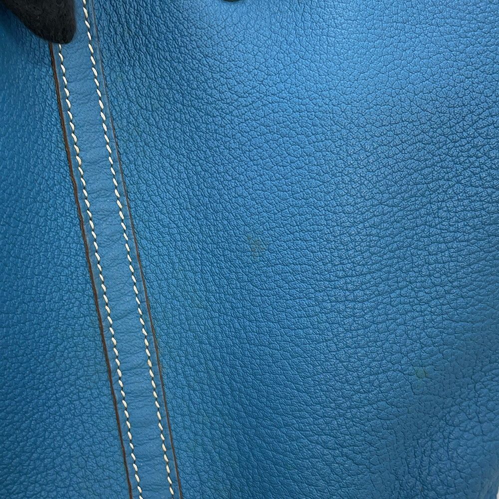 Hermes Tote Garden Party PM Azur Silver Negonda — view 8