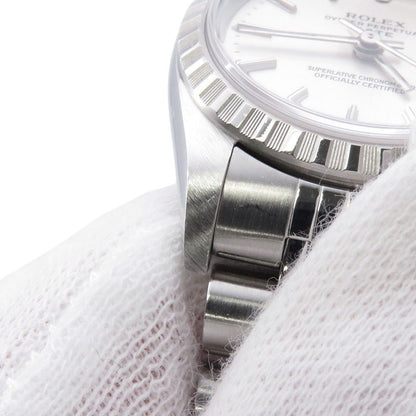 Rolex Oyster Perpetual Date No Watch Silver Dial — view 5