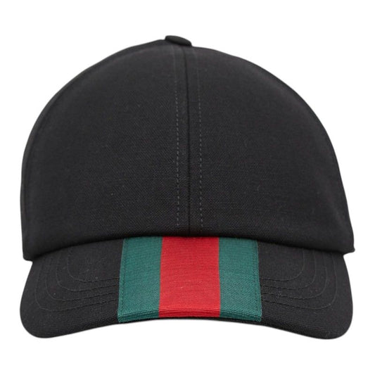 Gucci Webstripe Cap Baseball L 59 cm Black Multicolor Wool 1