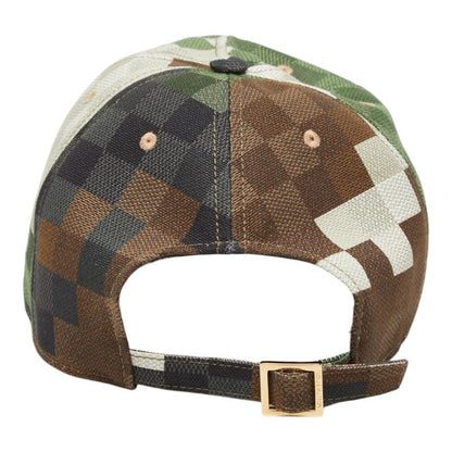 Louis Vuitton Damoflage Cap Baseball Cap Green Multicolor Cotton 1 — view 3