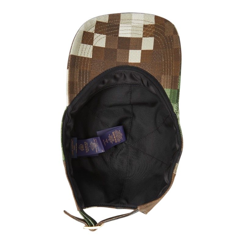Louis Vuitton Damoflage Cap Baseball Cap Green Multicolor Cotton 1 — view 6