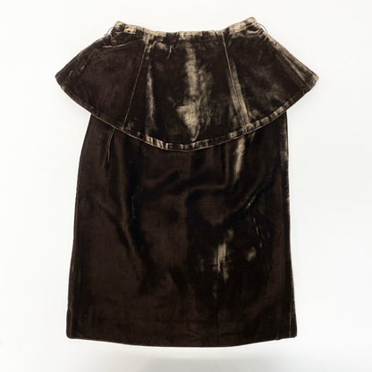 Dior Vintage Velour Skirt
