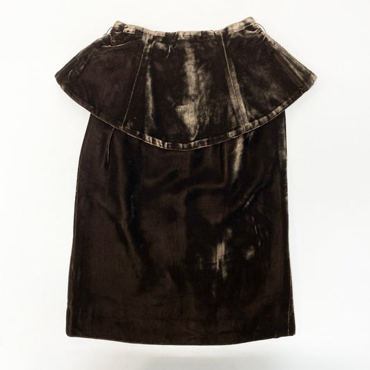 Dior Vintage Velour Skirt