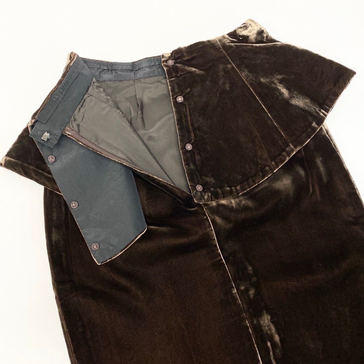 Dior Vintage Velour Skirt — view 4