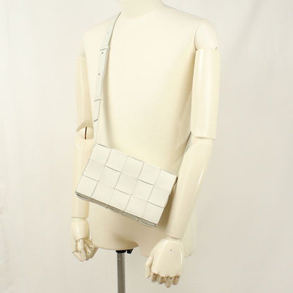 Bottega Veneta Cassette Maxi Intrecciato Crossbody Shoulder Bag Lambskin — view 9
