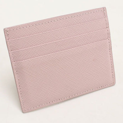 Prada Card Holder Saffiano Triangle Case Leather — view 2