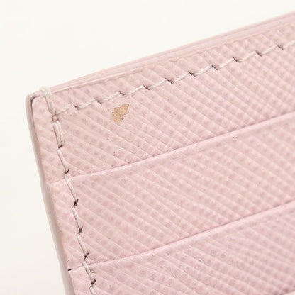 Prada Card Holder Saffiano Triangle Case Leather — view 6