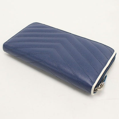 Saint Laurent Full Zip Wallet Monogram Round Zip Calf — view 2