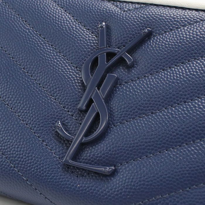 Saint Laurent Full Zip Wallet Monogram Round Zip Calf — view 4