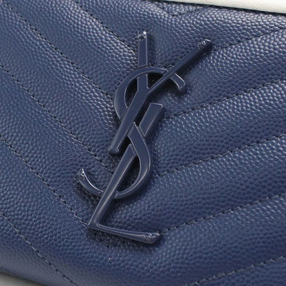 Saint Laurent Full Zip Wallet Monogram Round Zip Calf — view 4