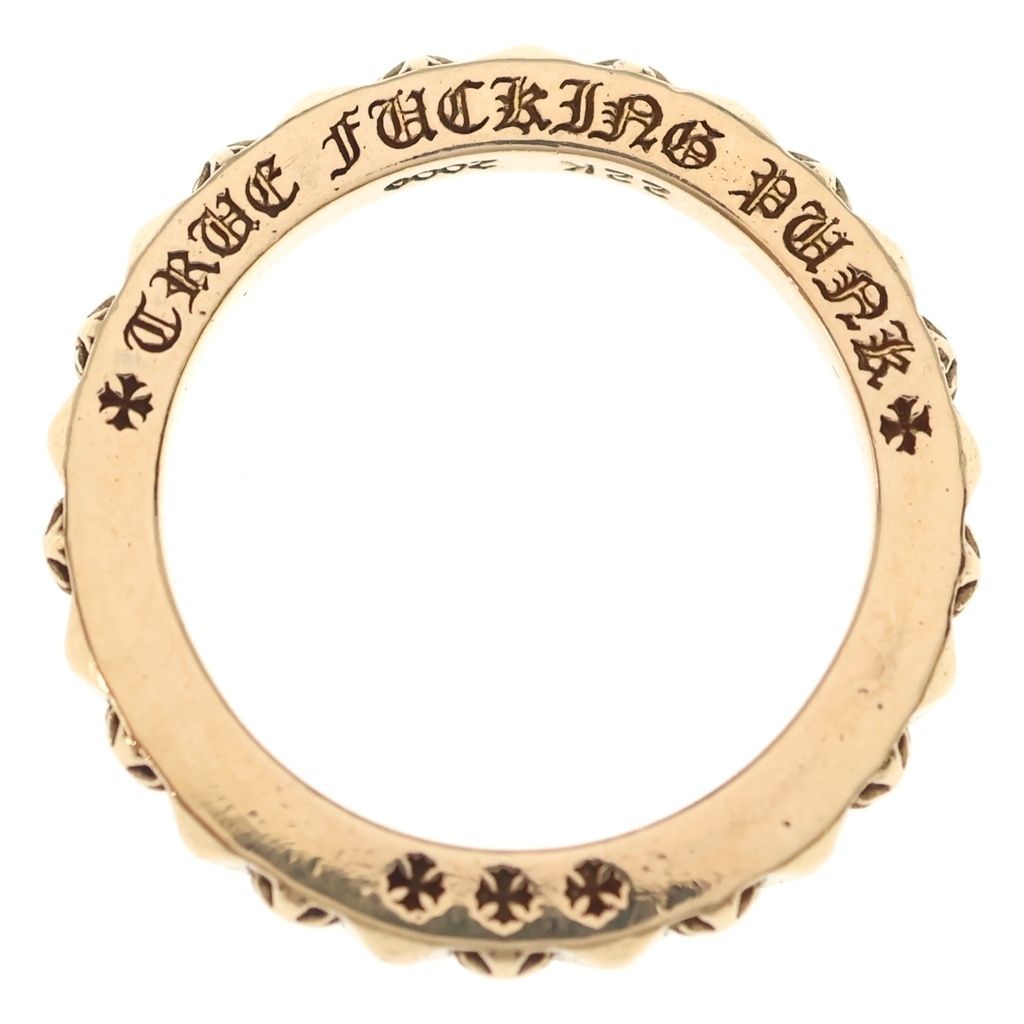 Chrome Hearts 22k Tfp Pnk Pls 22k Tru Plus Punk Ring Gold — view 6