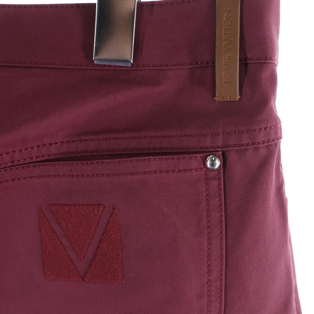 Louis Vuitton Logo Back Embroidery Straight Pants — view 4