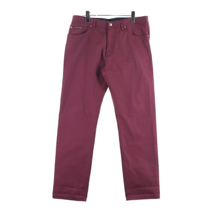 Louis Vuitton Logo Back Embroidery Straight Pants