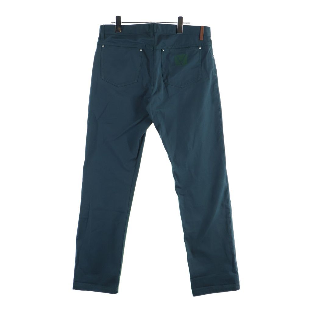 Louis Vuitton Logo Back Embroidery Straight Pants Green — view 2