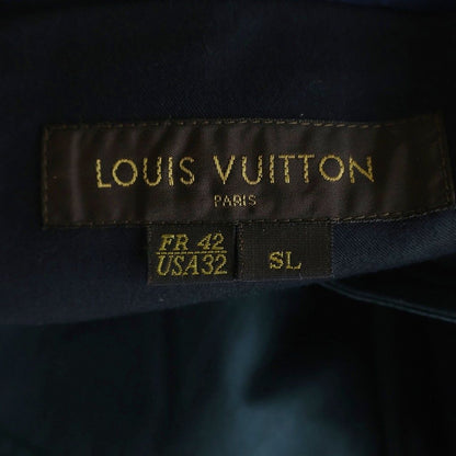 Louis Vuitton Logo Back Embroidery Straight Pants Green — view 6