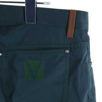 Louis Vuitton Logo Back Embroidery Straight Pants Green — view 4