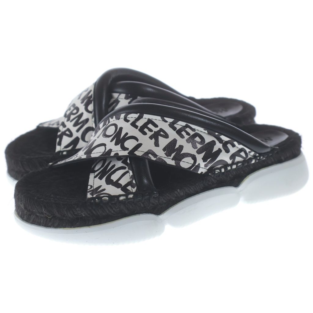 Moncler Betsy Slip on Sandals Shoes Black — view 2