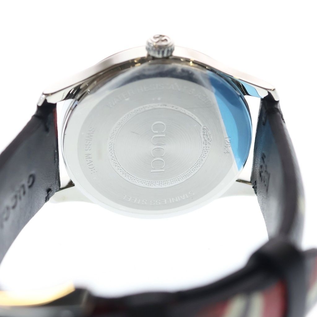 Gucci le March Des Merveilles Snake Print Quartz Watch Black — view 5