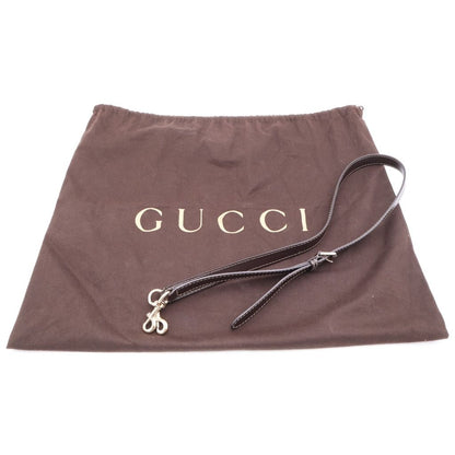Gucci GG Canvas Mayfair Leather 2-Way Bag Gold Brown Beige — view 7
